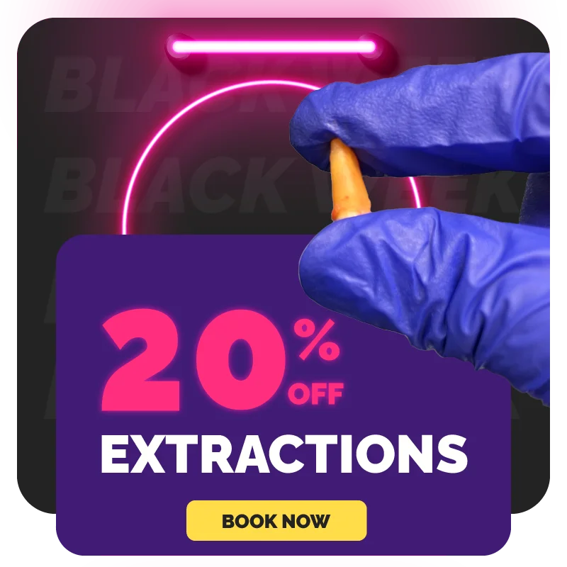 20% off on extractions. Quick and effective solutions for your dental health.